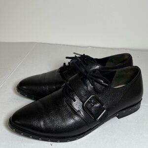 Women Via Spiga Black Oxfords 
Size 5.5